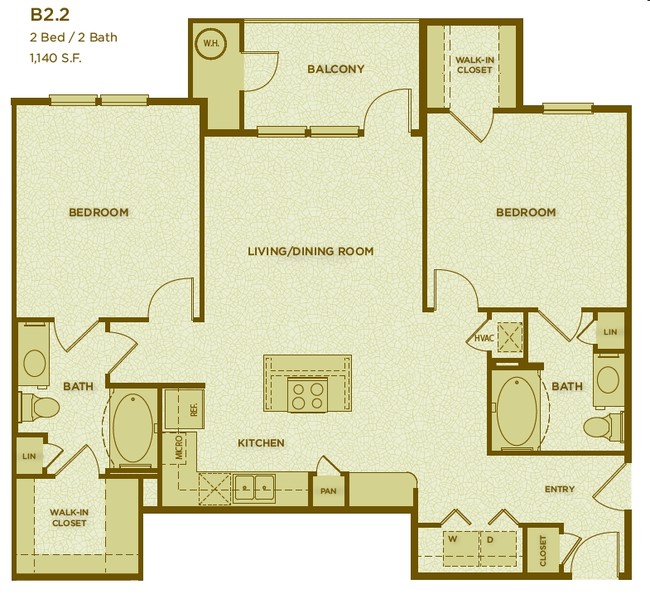 2BR/2BA - Berkshire Aspen Grove