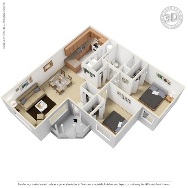 2BR/1BA - Villas of Rock Prairie