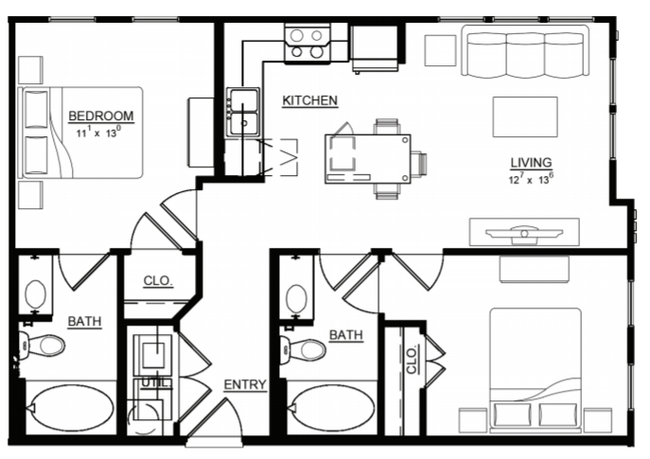 Floorplan - Magnolia at Mistletoe Heights