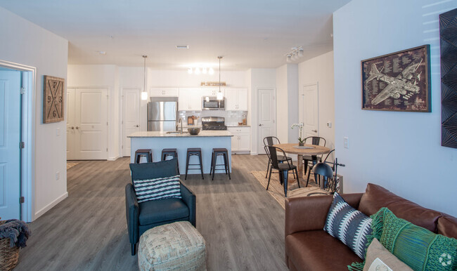 Living Room - Creek Corner Apartments