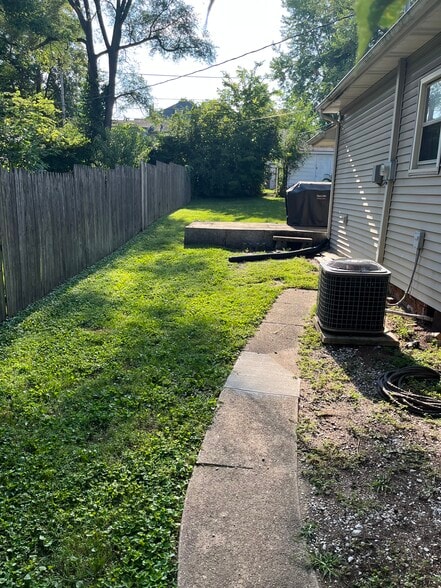 Side yard - 1445 South Center Street