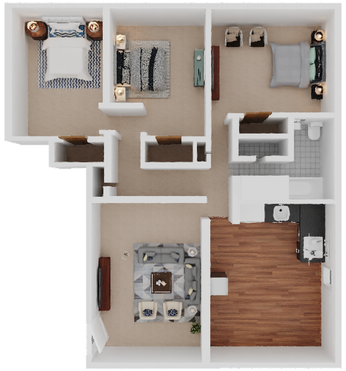 Floorplan - The Oaks at Northgate
