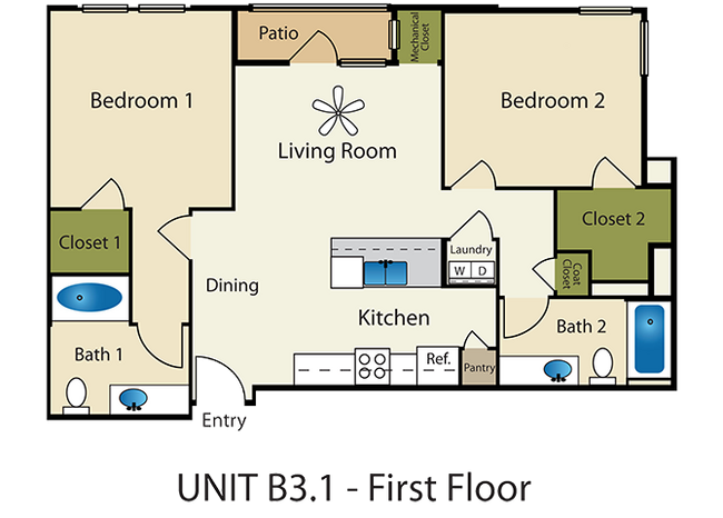 Floorplan - Providence Place Apartments