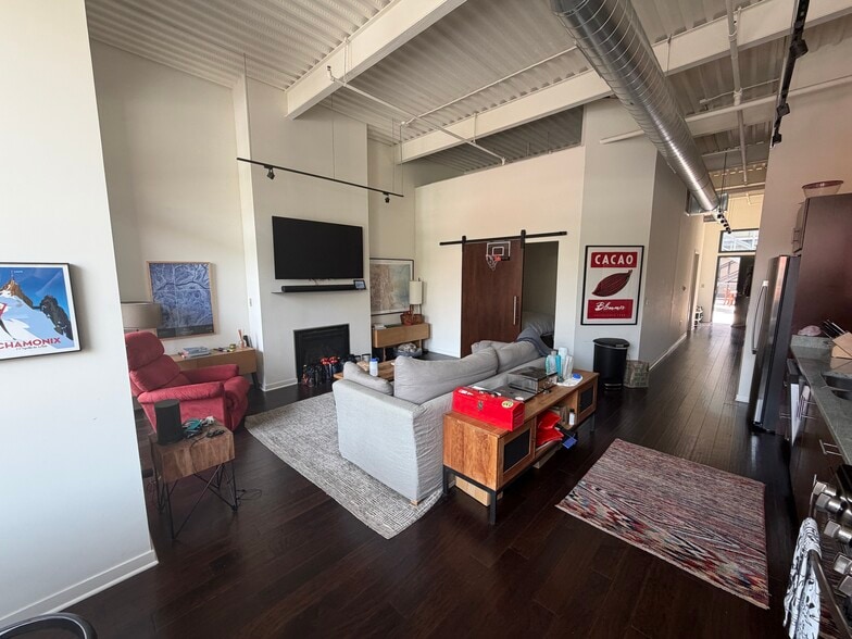 LR with Fireplace - 361 Robinson St