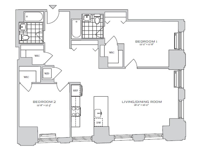 Floorplan - 70 Pine Apartments