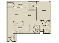 1BR/1BA - The Royalton at River Oaks