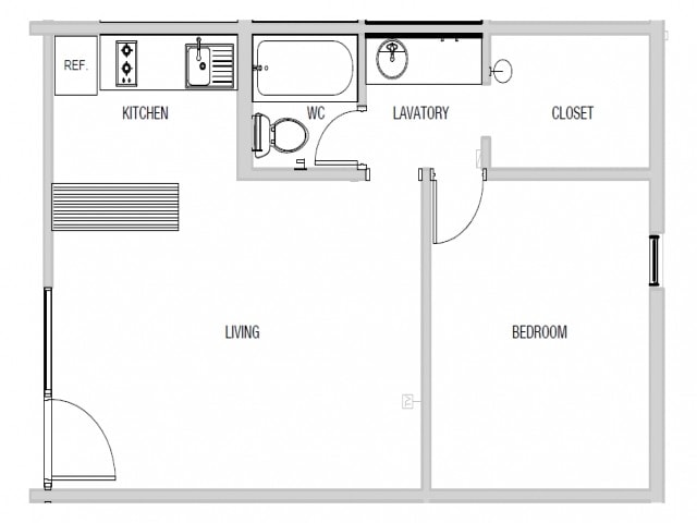 One Bedroom - Duo Apartments