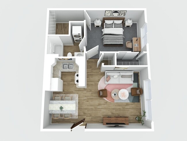 Floorplan - Auburn Park Apartments