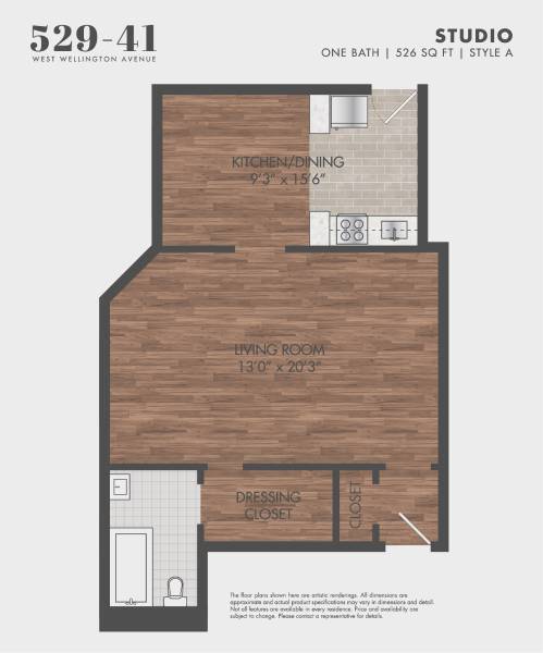 Floorplan - 529-41 W Wellington