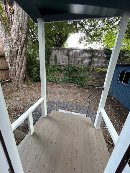 Back porch - 11 Pine St