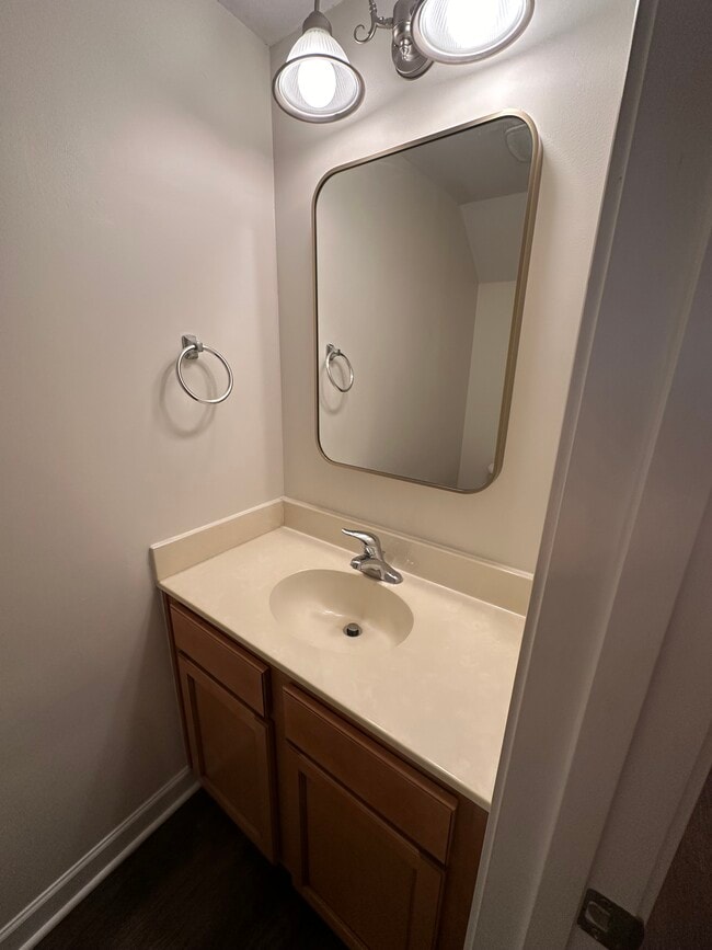 Half bath on main floor - 1215 Green Oaks Ln