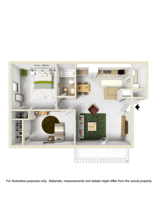 Floorplan - Lakewood Apartment Homes