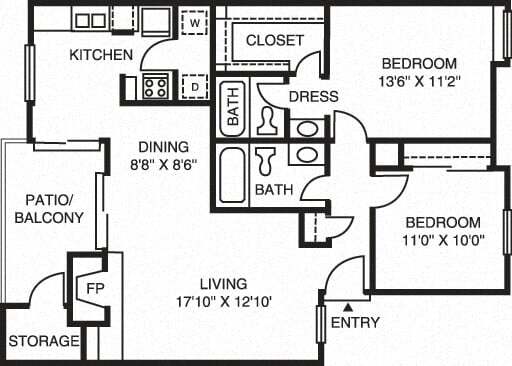 Floorplan - The Gables of McKinney