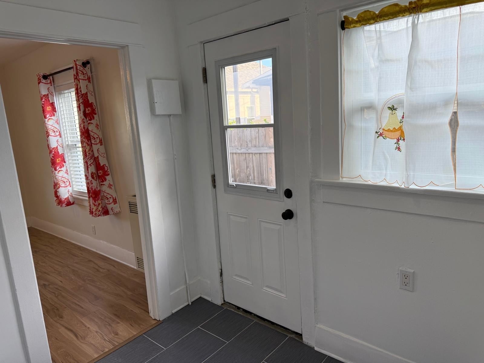 back door with window that opens - 346 -348 1/2 W Sepulveda Street