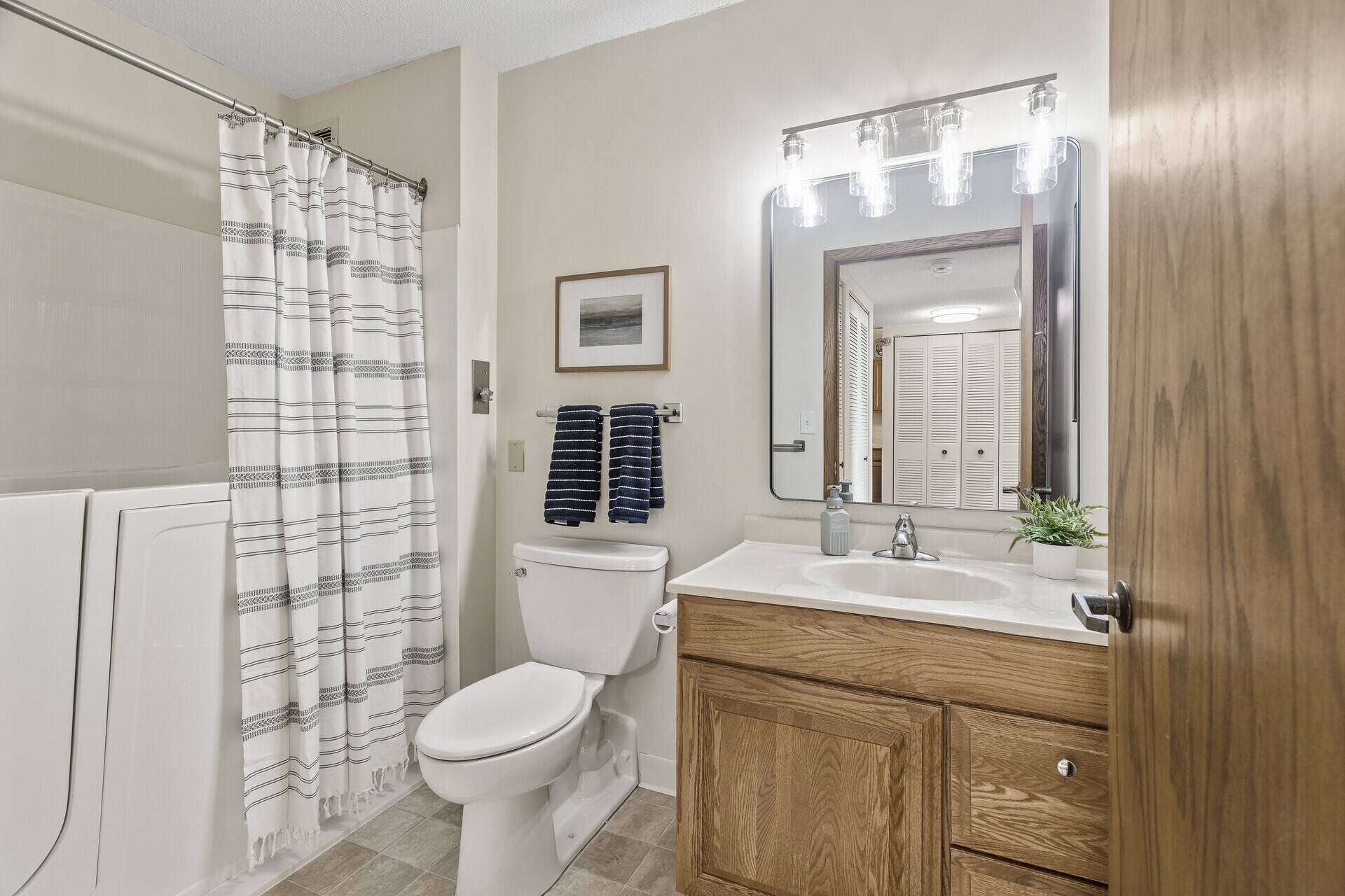 Bathroom with walk in tub for those with mobility issues - 6615 Lake Shore Dr S