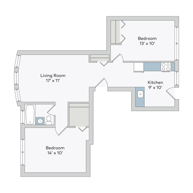 Floorplan - 5222-38 S. Drexel Avenue