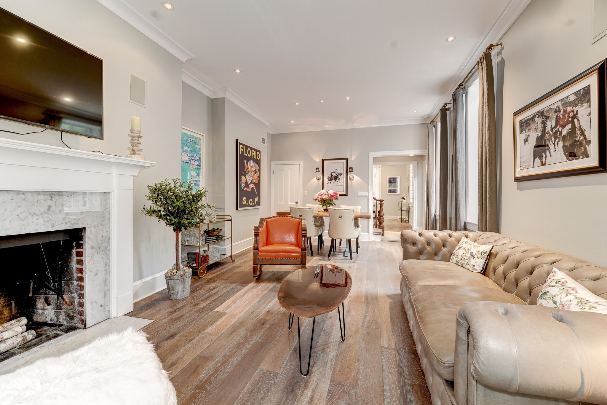 High-end finishings provide comfortable conversational areas! - 1237 29th St NW