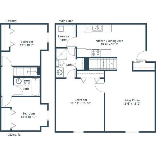 Floorplan - Ashbury Apartment Community