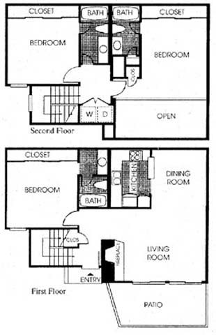 Floorplan - Woodcreek Hollister Apartments