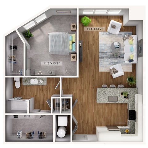 Floorplan - Ellipse Urban Apartments