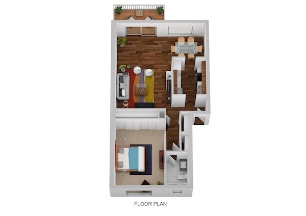 Floorplan - Indian Creek Apartments and Townhomes