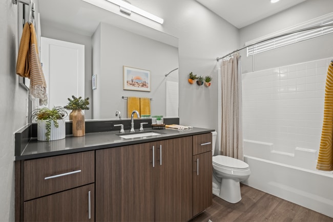 2B Bathroom Staged - The Flats at Jasper