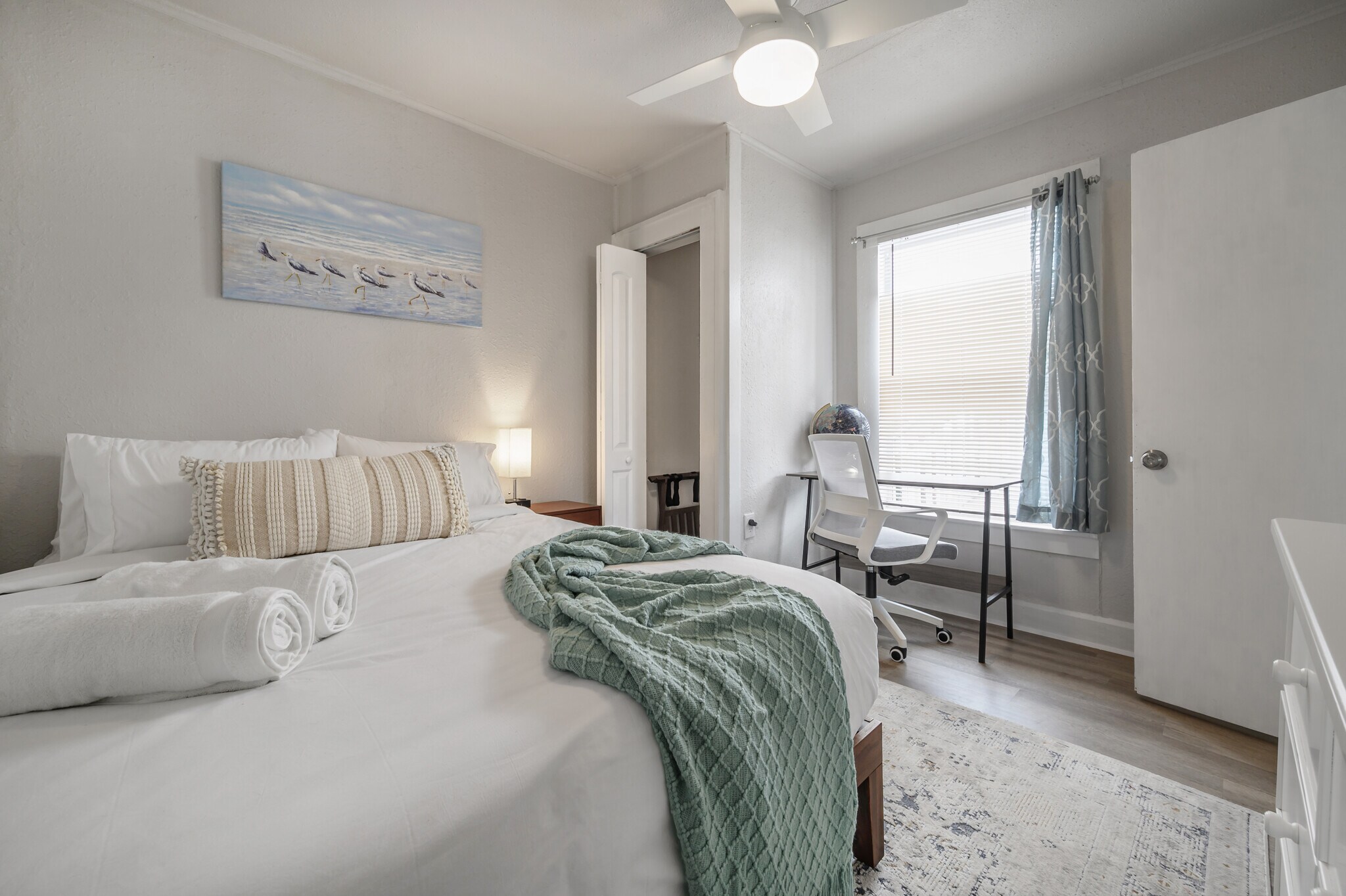 Bedroom with Desk - 2235 1st Ave N