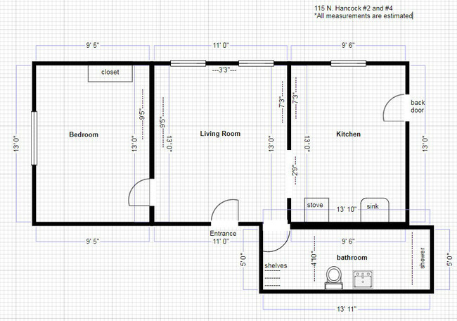 115 N. Hancock #2 Blueprint - 115 n Hancock st