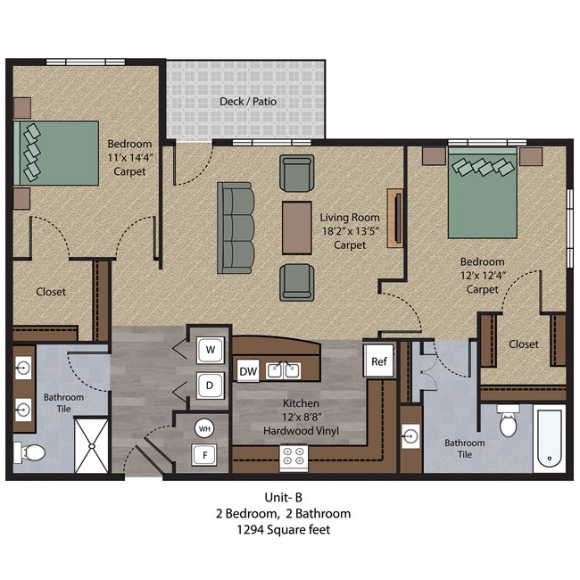 Floorplan - The Apartments at Lux 96