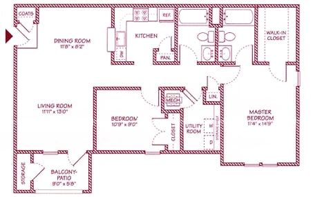 The Buchanan - Foxridge Apartments