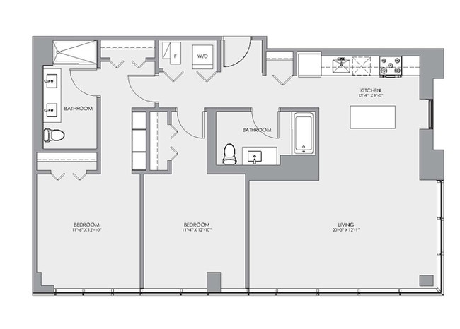 Floorplan - Centrum Wicker Park