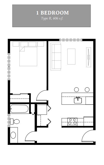 1 Bedroom R - Arlington 29