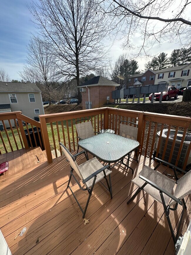 Patio at backside - 1400 Christine Ct