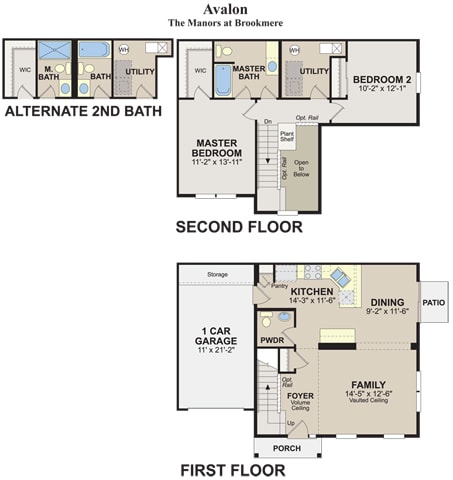 Floorplan - Manors at Brookmere