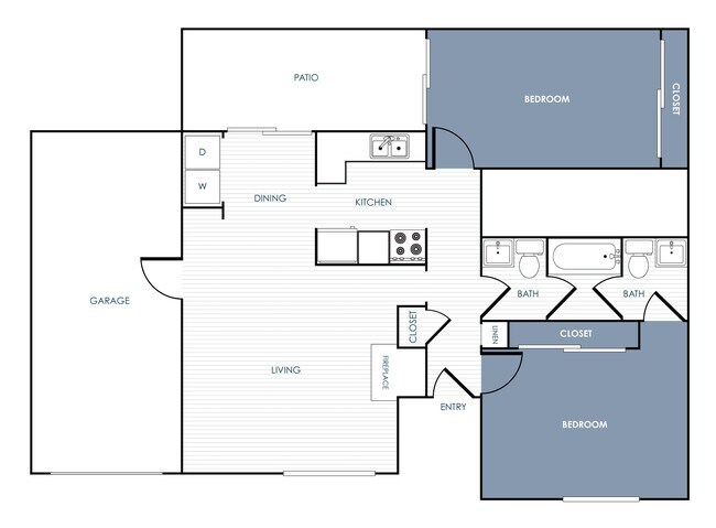 Floorplan - Cascade Park Apartments