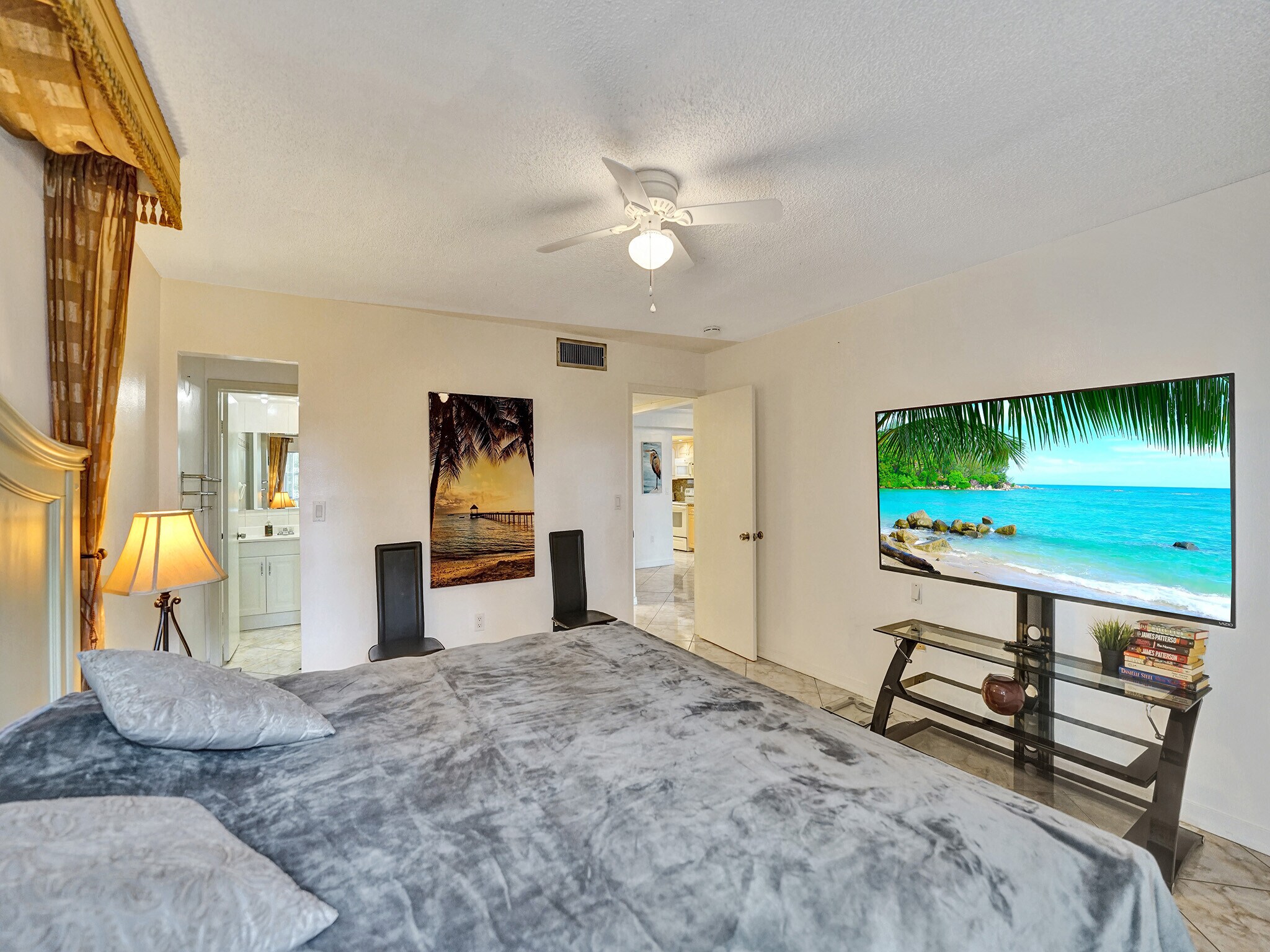 Master Bedroom 1 with TV - 201 178th Dr