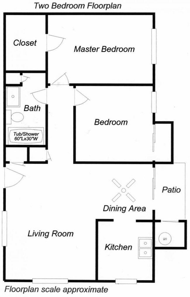 2BR/1BA - Trailridge Apartments