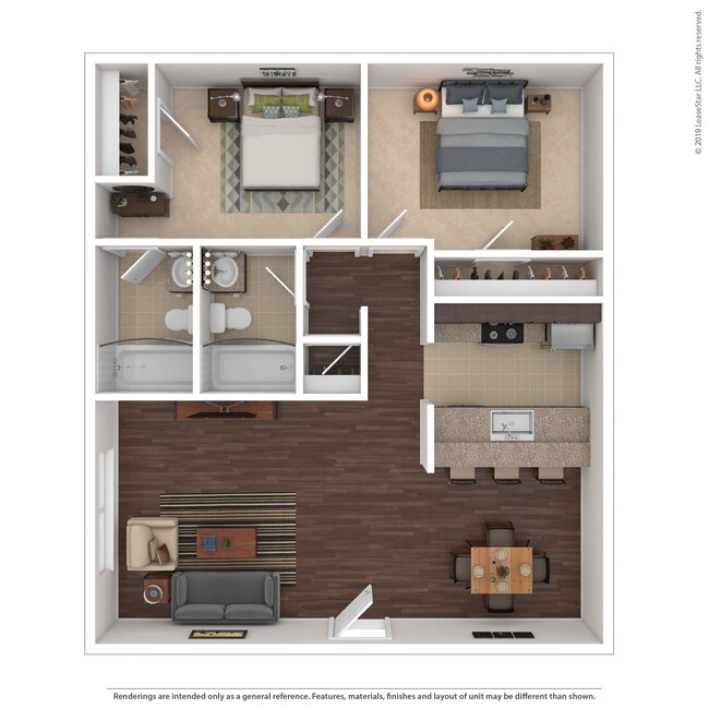 Floorplan - Loreto Apartment Homes