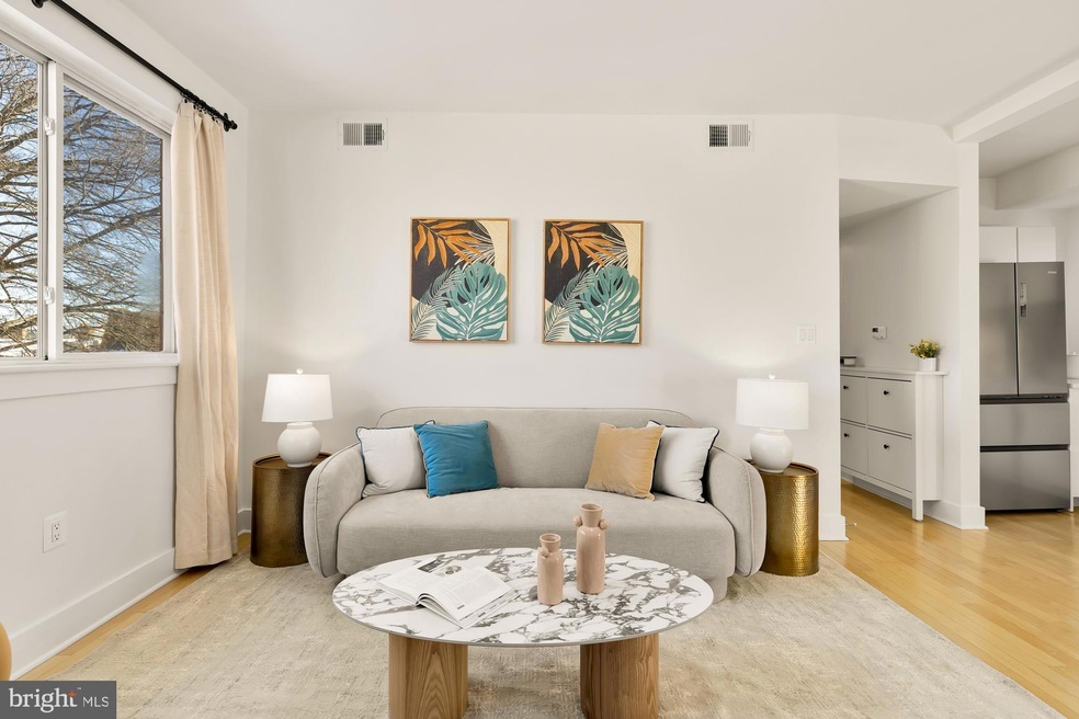 Living area with view of entry hallway - 1907 3rd St NW