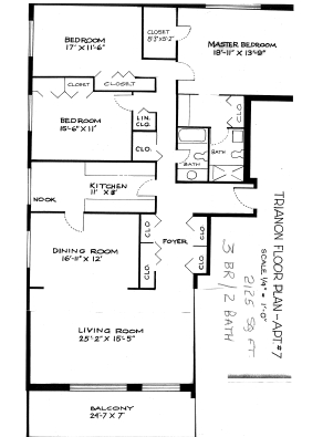 3BR/2BA - The Trianon