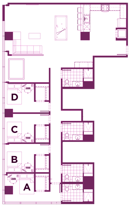 4X4 C VIP - Hub Columbia