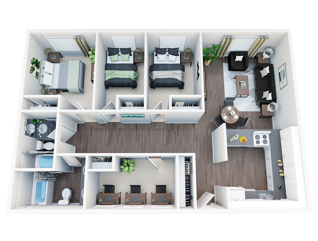 Kelsey-3Bed2ba-Den-3D - Kelsey