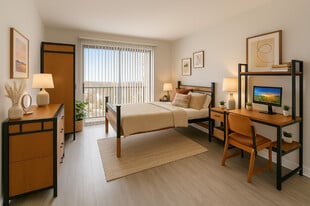 Fully Furnished Studio - District at West Market Student Housing