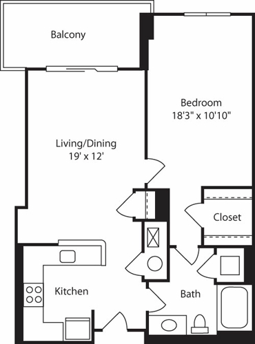 Floorplan - The Reserve at Clarendon Centre