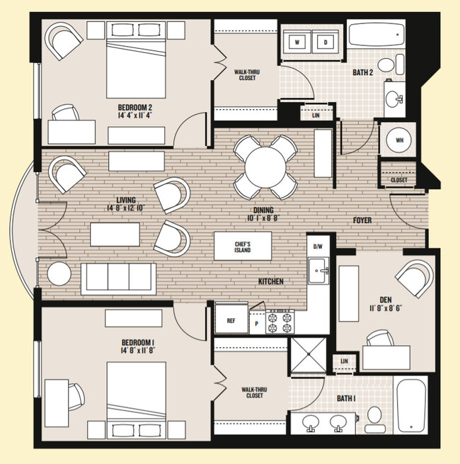 Floorplan - Palladian at Rockville Town Square