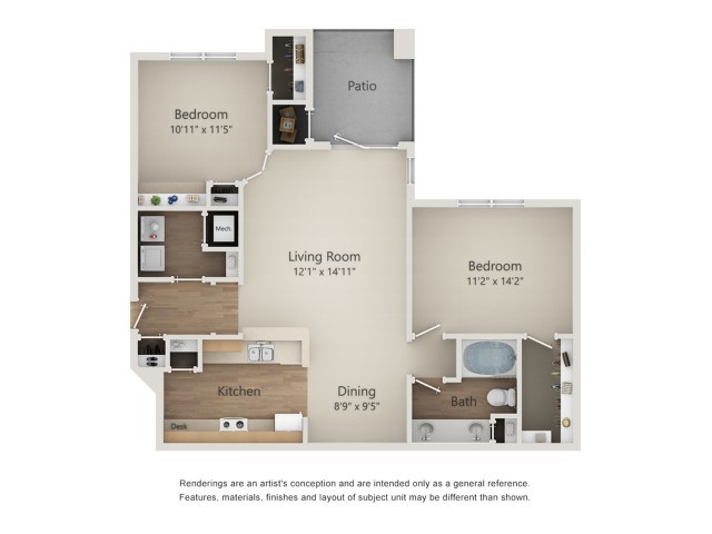 Floorplan - The Park at Monterey Oaks