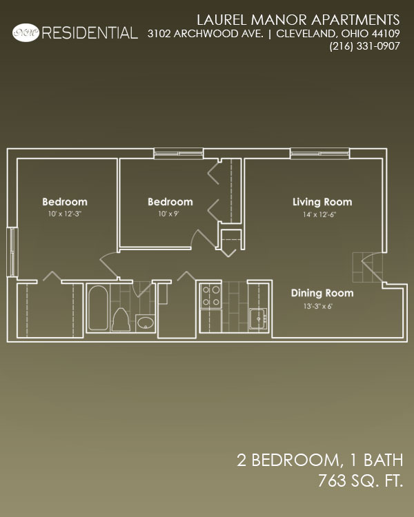 Floorplan - Laurel Manor Apartments