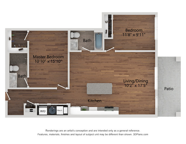 Floorplan - Monroe Aberdeen Place