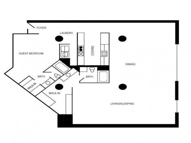Floorplan - South Side on Lamar