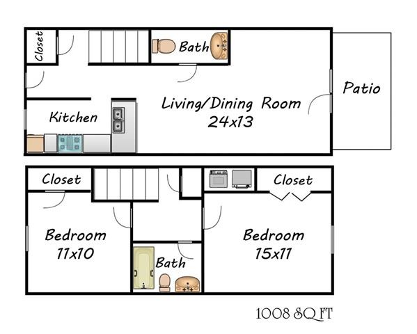 Floorplan - Sanctuary Apartments